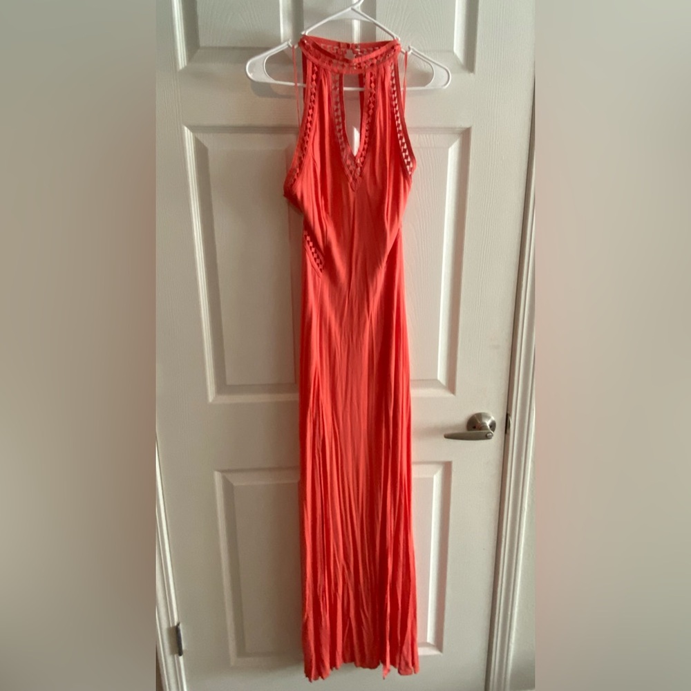 GUESS Tangerine backless dress